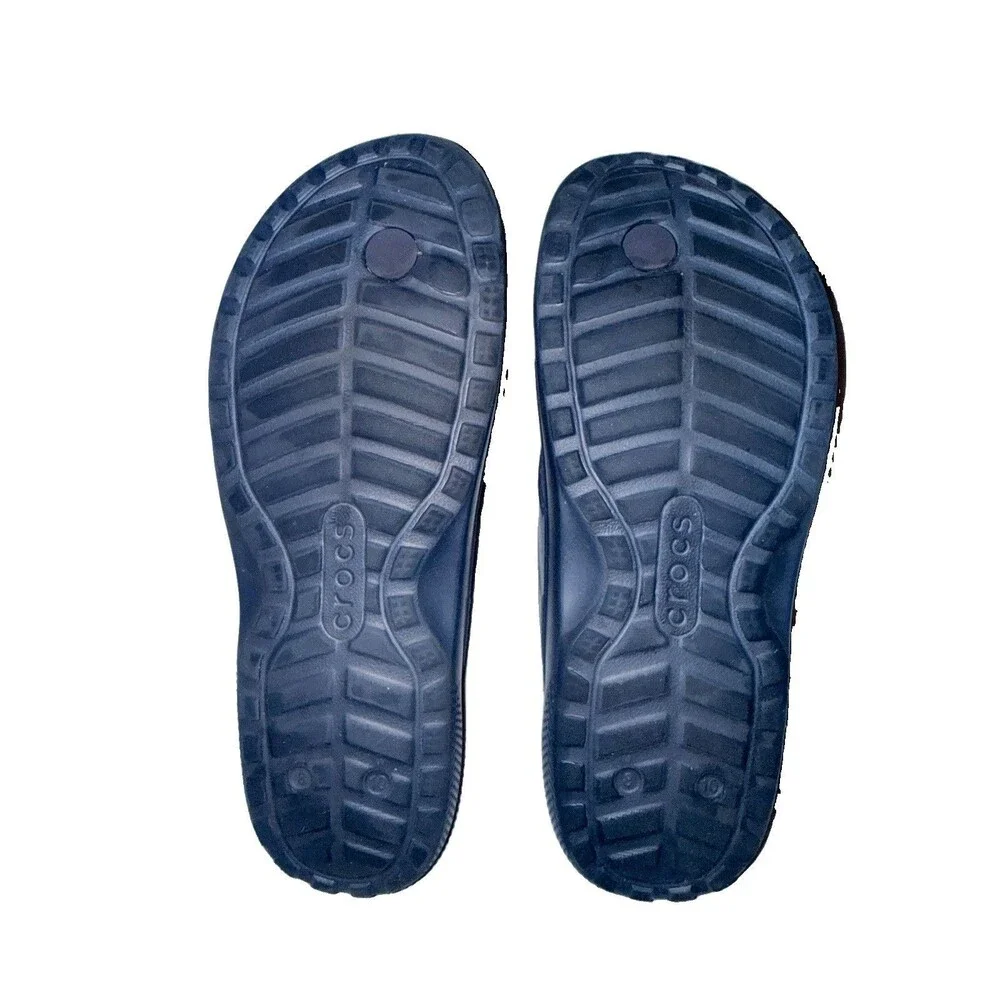 Crocs Crocband Flip Men's US 8 women’s 10 Blue Comfort Slip-On Flip Flop Sandals